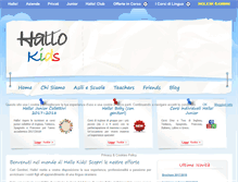 Tablet Screenshot of kids.hallobologna.it
